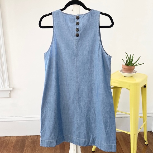 J. Crew Chambray Shift Dress - Picture 3 of 10